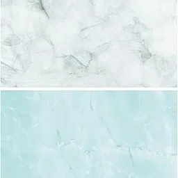 SAVIAURA 2-in-1 Double-Sided Waterproof Tabletop Photography Backdrop | 3D Flat Lay Design | 1 Sheet (#34- Light Blue Marble Surface Pattern)-picture-37