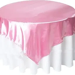 bnf® 57'' Tablecloth Table Cover Square Satin Banquet Wedding Party Decor-Pink|Home & Garden | Kitchen, Dining & Bar | Linens & Textiles |1 X Tablecloth-picture-23
