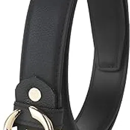 darkleatheris belts for women, belt, Women's Leather Belt with Double Ring Gold Buckle, Black, Casual Jeans Belt, formal belt-picture-17