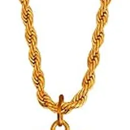 sullery Religious Spiritual Jewellery Lord Heart Shiv Mahadev Trishul Locket Gold Brass Religious Spiritual Jewellery Pendant Necklace Chain for Men and Women-picture-18