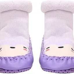 miniklub New Born Purple Color Pair Of Soft Sole Moccasin-picture-38