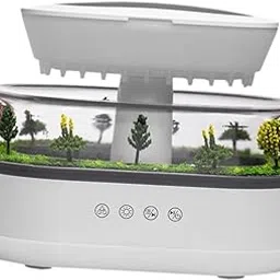 ATORSE Raindrop Air Humidifier Colorful Light Portable for Study Room Bedside Table-picture-45