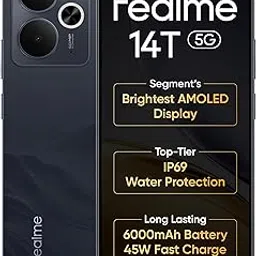 realme 14T (Obsidian Black, 8GB RAM, 128GB Storage)-image-0