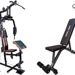 Zorex HGZ-1003 Other Home Gym Machine for Workout, Multiple Function Exercises with Removable Preacher curl Attachment (HGZ-1003 with ZF-101 Adjustable Bench) image 1