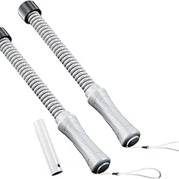 BNF® 2 Pieces Battle Ropes Quiet Cardio Training Rope for Men Women Battling Home Grey-Sporting Goods-Fitness Running & Yoga-Strength Training-Other Strength Training-2 Ropeless Battle Ropes-image-64