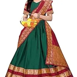 jay nejadhari creation Modern Elegant South Indian Art Silk Multicoloure Lehenga Choli With Dupatta set-picture-57