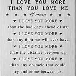 CPLJW 10 Year Anniversary Card Gifts for Women, Ten Tenth Anniversary Romantic Gifts for Him, 10th Wedding Wallet Card Gift-picture-43