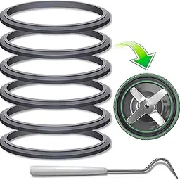 Gasket Replacement Rubber Ring Seal Rings Gaskets Part Fit for Nutribullet Replacement Parts Accessories Blender 900 Series 600W and 900W（The hook color is random）-picture-27
