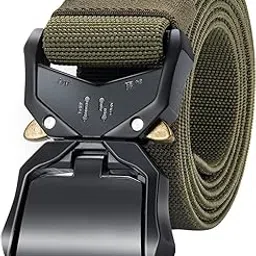 jettream Tactical Belt, Military Hiking Rigger 1.5" Nylon Web Work Belt with Heavy Duty Quick Release Buckle-picture-29