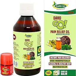 DARD GO Pain Relief Oil | Ideal for Joint Pain, Knee Pain, Neck Pain, Back Pain, Shoulder Pain, Sciatica Pain | Instant Pain Reliever | Ayurvedic & Non-Sticky Ortho Pain Oil, 200ml-image-33