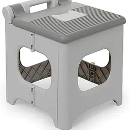 Cyrox Plastic Folding Stool, Heavy Duty, Lightweight, and Non-Slip, Easy to Carry and Store, Suitable for Adults and Kids in Kitchen, Bathroom, Outdoor Trips, Garden, Travel, and More (1Pcs)-image-53