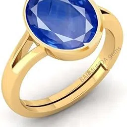 vishvma 7.00 Ratti (AA++) Certified Blue Sapphire Ring (Nilam/Neelam) for women and men-picture-55