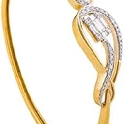 khanna jewellers 18k White Gold and Diamond Bangle-picture-20