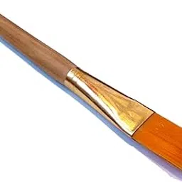 Wooden Handle Professional Makeup Face Pack Brush (Brown)-picture-34