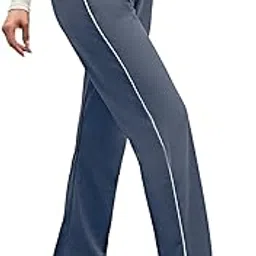 sakhwala Women's Striped Track Pants | Women Trackpants | Women Lower/Pyjama | Lounge Pants | Loose Fit Trackpants | Gym/Yoga/Casual Wear Pants-picture-10
