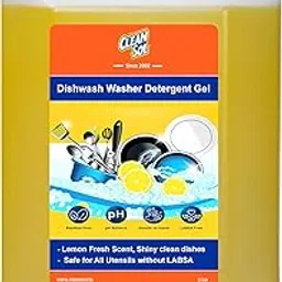 Cleansol Dishwash Washer Detergent Gel Liquid Dishwashing – Powerful Grease & Oil Remover | pH-Balanced, Gentle on Hands & LABSA-Free | Safe for Utensils, Crockery & Glassware – 5 Ltr-picture-17