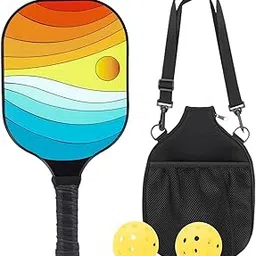 MERISHOPP Pickleball Paddle with Pickleball Bag Racket for Cushioning Multicolor|Sporting Goods|Tennis & Racquet Sports|Tennis|Racquets-image-74