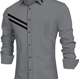 Men's Slim Fit Casual Cotton Blend Shirt by PANKTI Fashion World Shirt PD-02-picture-48