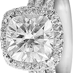 Silver Plated Cubic Zirconia Studded Solitaire Finger Ring Engagement Anniversary Jewellery Gift For Women-image-89
