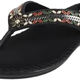 metro Women Embellished Casual Slippers-picture-33