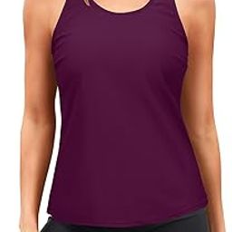 yonique 3 Piece Swimsuits for Women Athletic Tankini Teen Bathing Suit Tummy Control Modest Swimwear with Boy Shorts-picture-18