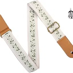 Ukulele Strap Universal Shoulder Belt for 4 String Instruments Tenor Soprano Beige-picture-13