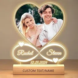 THE GRANDEUR Led Photo Frame Customised Gift, Anniversary Gift, Valentine's Day Gift, Wedding Gifts for Couples, Marriage Gift, Birthday Gifts, (Design 2)-picture-15