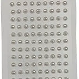 Raenso Rhinestone Pearl 270 Pc Wedding Hairstyle Design Tools Hair Accessories for Girls and Women (Pack of 270) White Medium Size Pearl Stones-image-11