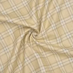 Qashida Tweed Wool Blazer Fabric for Men | Premium Checked Woollen Suiting Material | 2 Meter Cut for Blazers, Kotis & Waistcoats | 58 Inch Width | Beige, Off White Checks-picture-19