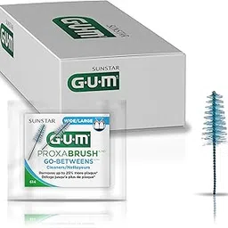 GUM Proxabrush Go-Betweens Wide Interdental Brush Refills, Item 614 Professional Samples, 2 Refills per Pack, 18 Packs-picture-12