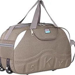 Skyline 60L Duffle Bag 21 inch Ideal for Travel Perfect for Men & Women (Brown)-picture-17