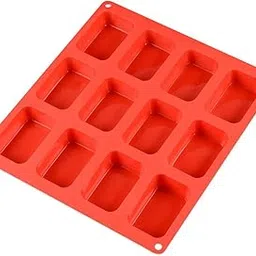 Rectangle Pattern Design Food Grade Silicone Soap 12-Cavity Rectangle Bar Soap Mold-picture-39