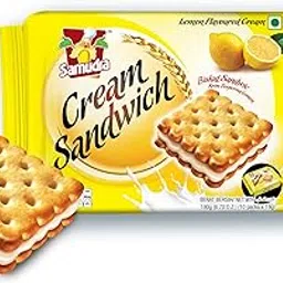 Samudra Lemon Flavour Cream Sandwich Biscuit | Cream Biscuits | Lemon Biscuits | Lemon Sandwich Biscuits- PACK OF 3 (190g Each)-picture-12