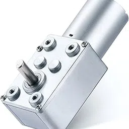 Greartisan DC 12V 25RPM Turbo Worm Geared Motor High Torque Turbine Worm Gear Box Reduction Motor 6mm Shaft JSX330-370-picture-15