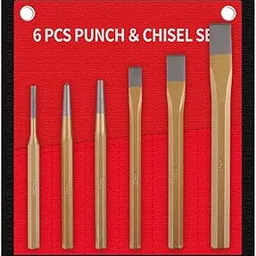 MERISHOPP 6X Cold Chisel Set Manual Punch and Chisel Set for DIY Hand Tools Carpenters Punching-picture-22