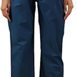 ikk kudi by seerat Women's Maternity High-Waisted Smocked Pants, Cotton Flex, Ankle Length, Relaxed Fit, Casual Wear | Pre and Post Pregnancy | Color - Peacock Blue-picture-23