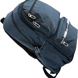 shanrya Cycling Backpack, Smoothly Open Close Backpack Shoulder Bag Fine Workmanship Durable Zipper for School for Hiking(Blue)-picture-19