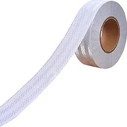 Reflective Tape 2 inch Wide (2 METER) Long High Intensity Fluorescent White - 2 inch Trailer Reflector Safety Conspicuity Tape for Vehicles Trucks Bikes Cargos Helmets-picture-12