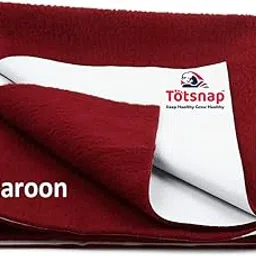 Totsnap Quick Dry Bed Protector Waterproof Baby Cot Sheet (Small, Maroon)-picture-29