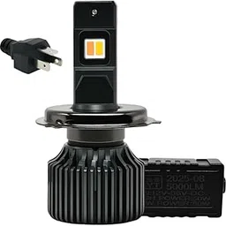 AUTOPOWERZ F30 Dual-Color Yellow & White LED Headlight Bulb, 50W 12V Universal Fit for Cars, Motorbikes & Bikes, High Brightness Durable Fog Lamp (Pack of 1)-image-5