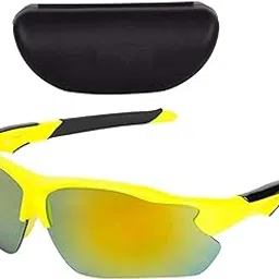 zynic Men’s Stylish Sports Sunglasses with Case| UV400 Protection Classic Wrap Around Googles |Sports Shades for Driving,Cyclining Outdoor & Travel-picture-37