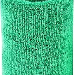 Neska Moda Unisex Green Cotton Wrist Band-WB30-image-10