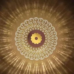 para Wall & Ceiling Light | Creative Decorative Acrylic Wall Lamp for Bedroom, Living Room Hallway & Office (Rose Gold - Pack of 1)-image-5