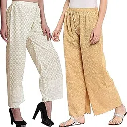 trifon Women's Loose Fit Palazzos Pack of 2-picture-44