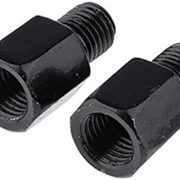 Lyla 2xScooter Motorcycle Rearview Side Mirror LH 10mm - RH 10mm Adapter Black-picture-66