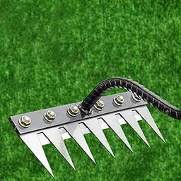 STYLEHEAVEN Garden Weeder Tool Labor Saving Weeds Remover for Farm Backyard Agricultural 7 Tines-picture-31