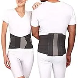 GRAZIA Contoured lumbar support back belt for ultimate L.S. Support Belt - Medium-picture-41