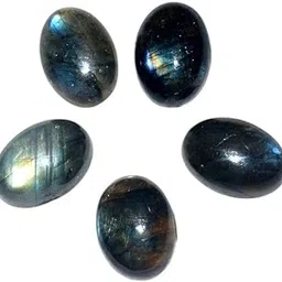Natural Labradorite at Wholesale Lot (Rs 30/Carat) Fine Quality Oval Shape मोरपंखी Loose Gemstone for Reselling Astrologers Jewellers Crystal Kumbh Rashi Aquarius Zodiac Sign-image-6