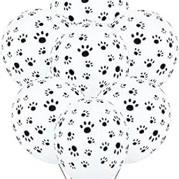 Atpata Funky Paw Print 10inch Latex Balloons for Pet Dog/Cat Birthday Party Decorations (15 pcs. Packet)-picture-62
