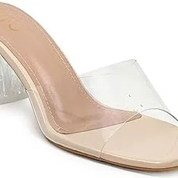 wfs Women’s Transparent Strap 2.5 Inch Block Heel Sandal-picture-36